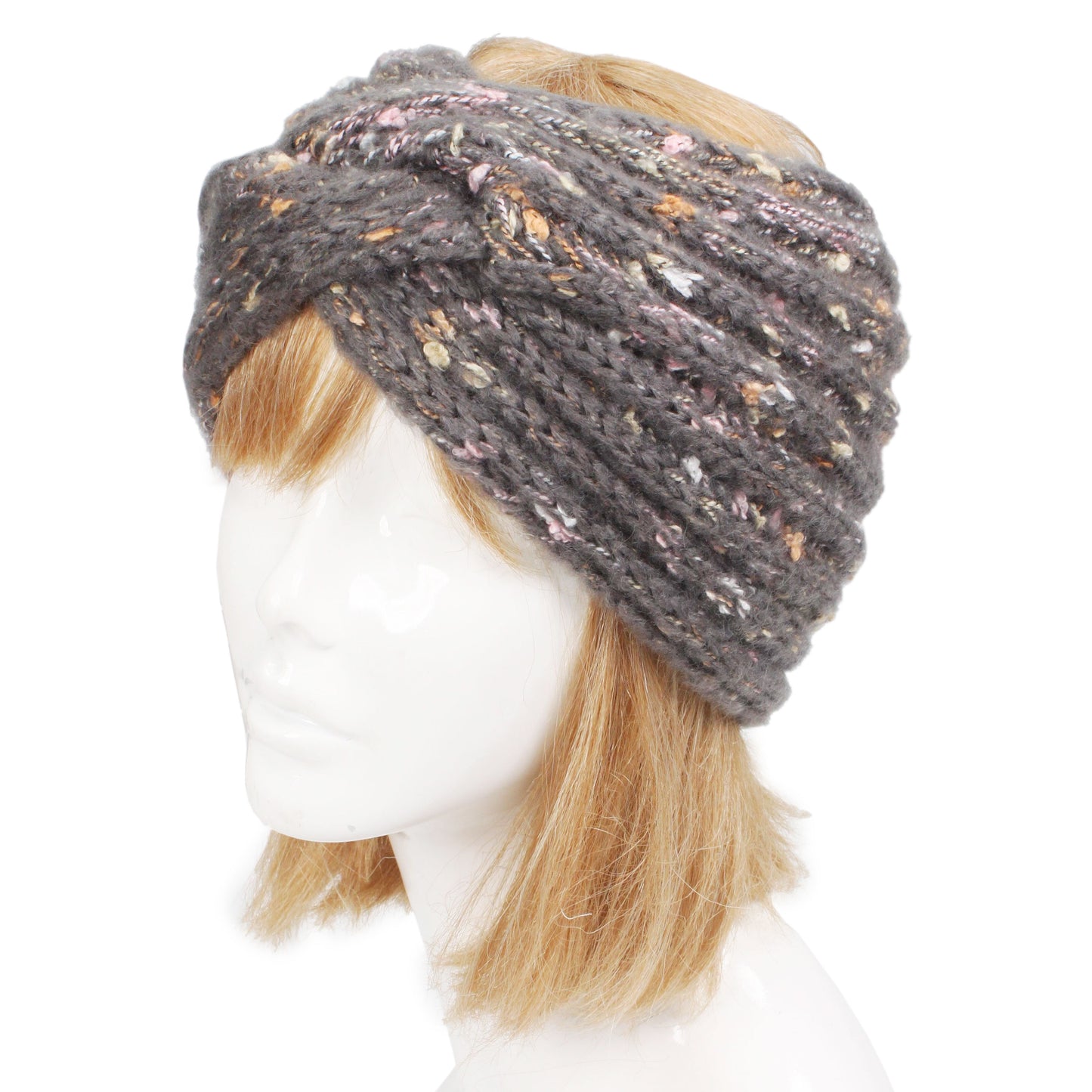 BOUCLE KNIT KNOT HEAD WRAP