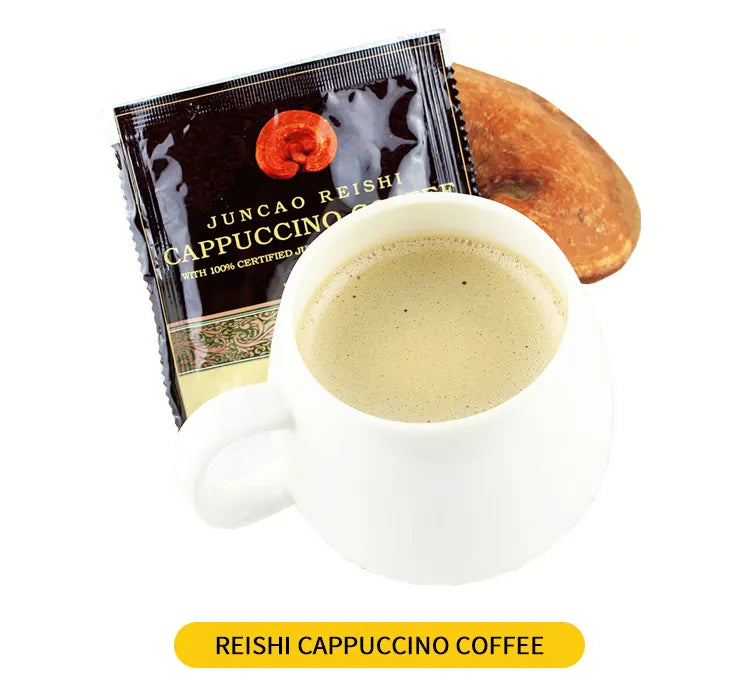 Cappuccino Coffee Juncao Reishi –
