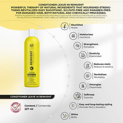 CONDITIONER LEAVE-IN REINVENT  BY KASHIA BEAUTY