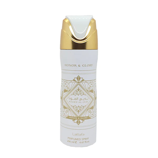 Badee Al Oud Honor & Glory 200ml Deodorant Spray By Lattafa