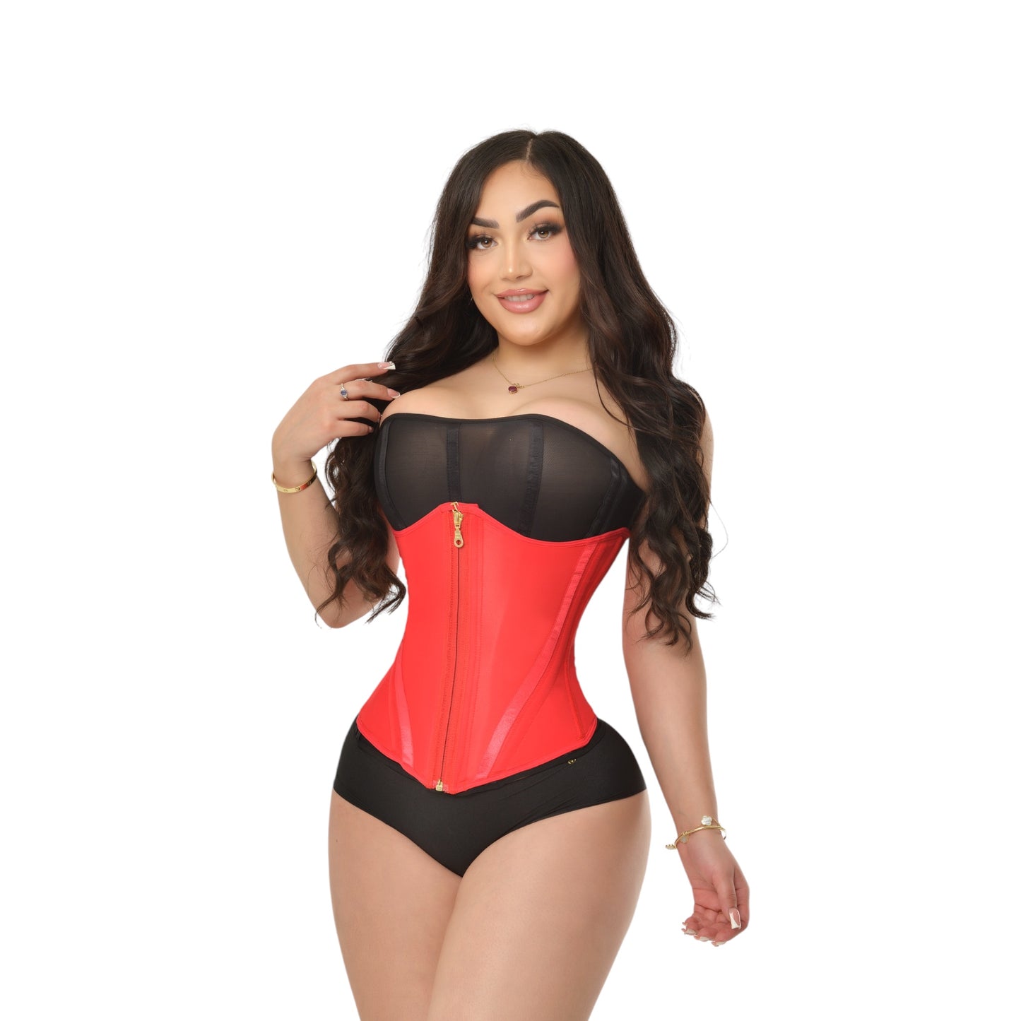 Red Duo Ariel 1537 & 1002N waist trainer